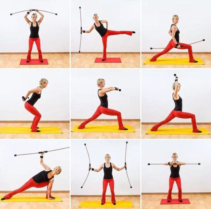 Elastic Fitness Stick, Detachable Total Body Exercise Bar, Training Muscle Detachable Design Fitness Equipment, Fat Burning Fitness Bar, Strength Training Bar Elastic Fitness Stick, Detachable Total Body Exercise Bar, Training Muscle Detachable Design Fitness Equipment, Fat Burning Fitness Bar, Strength Training Bar